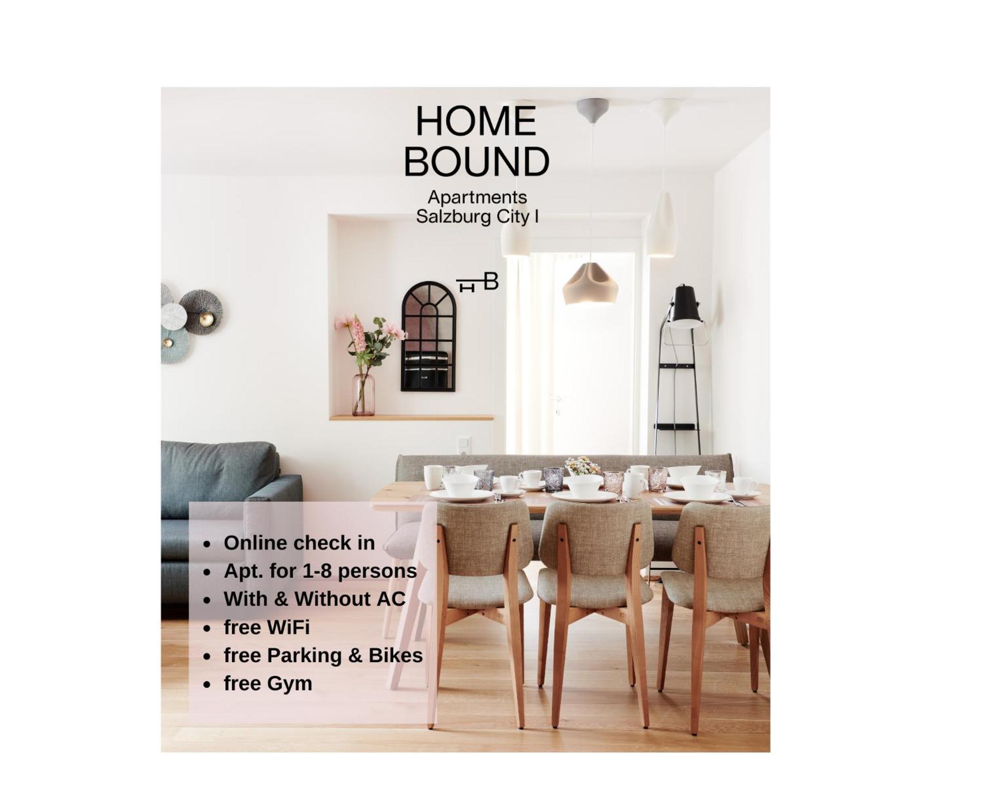 Homebound Apartments Salzburg City I - Contactless Check-In Eksteriør billede